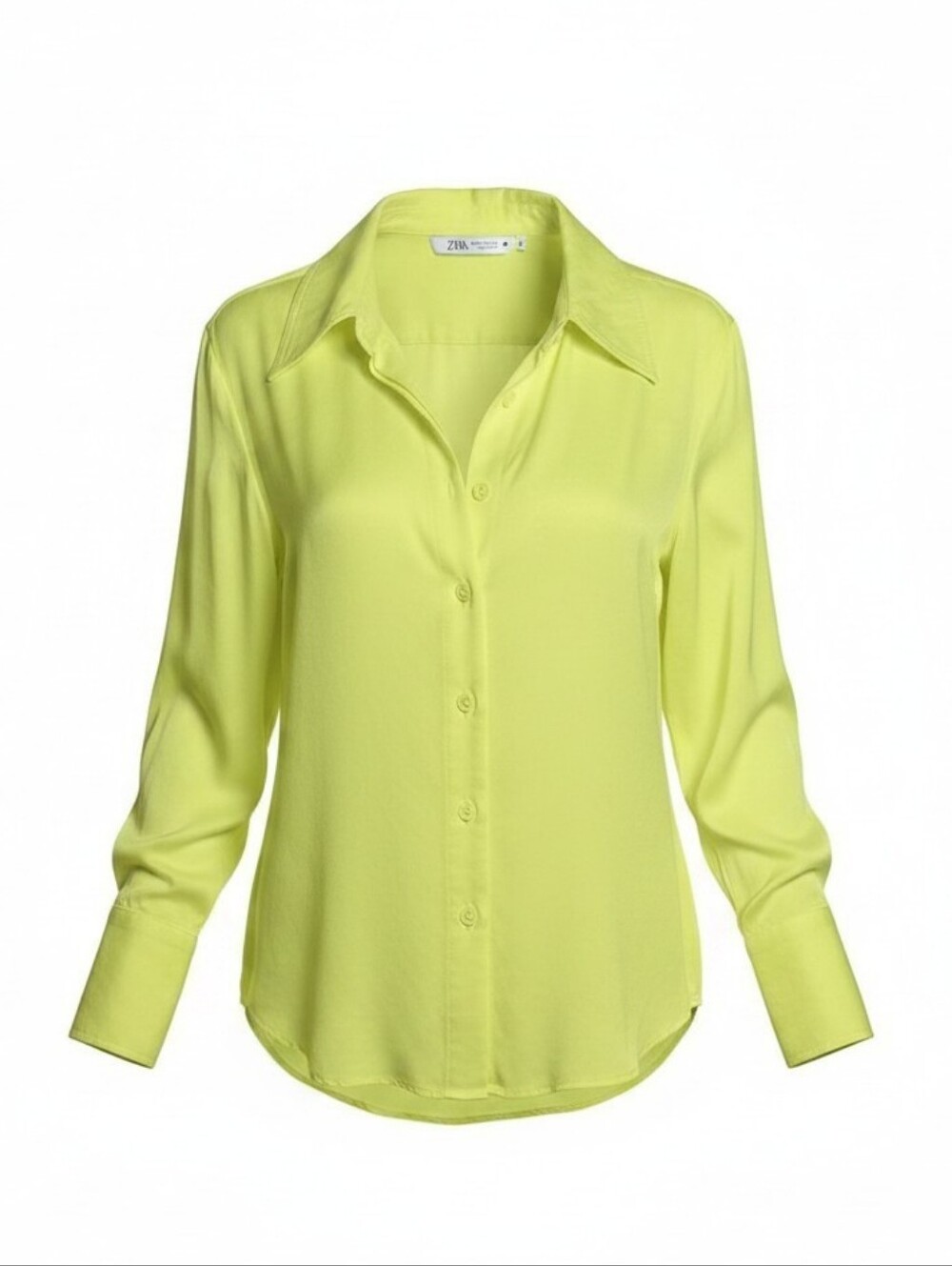 ZARA Neon Yellow Sleeveless Top